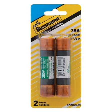 Eaton Bussmann Automotive Fuse, NON Series, 35A, 125V DC BP/NON-35